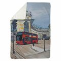 Begin Home Decor 60 x 80 in. Piccadilly Circus of London-Sherpa Fleece Blanket 5545-6080-CI358